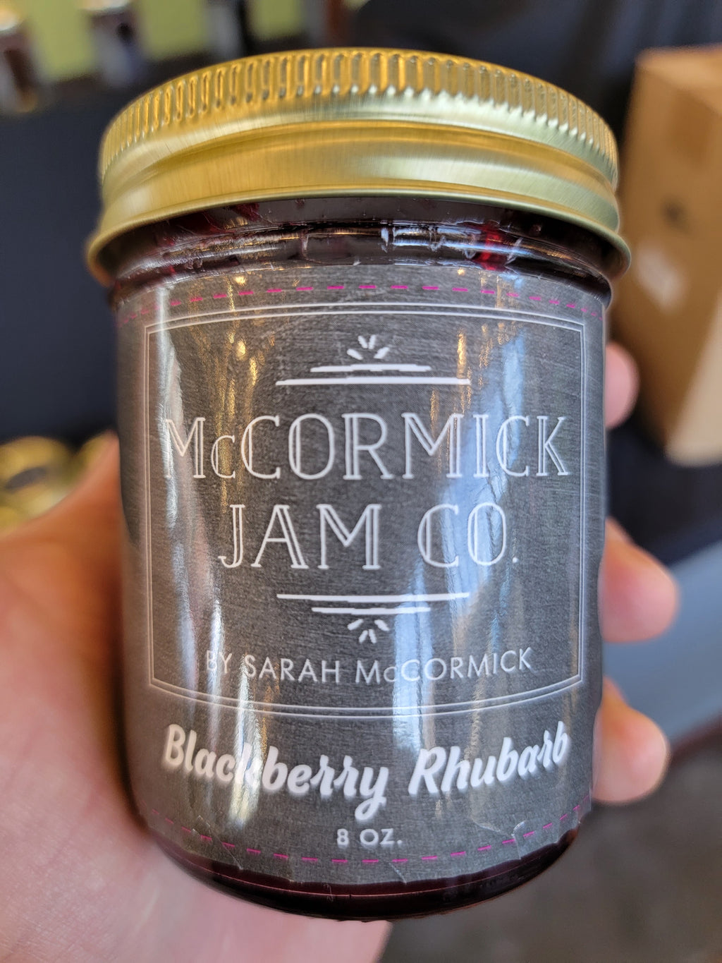Blackberry Rhubarb Jam 8 oz