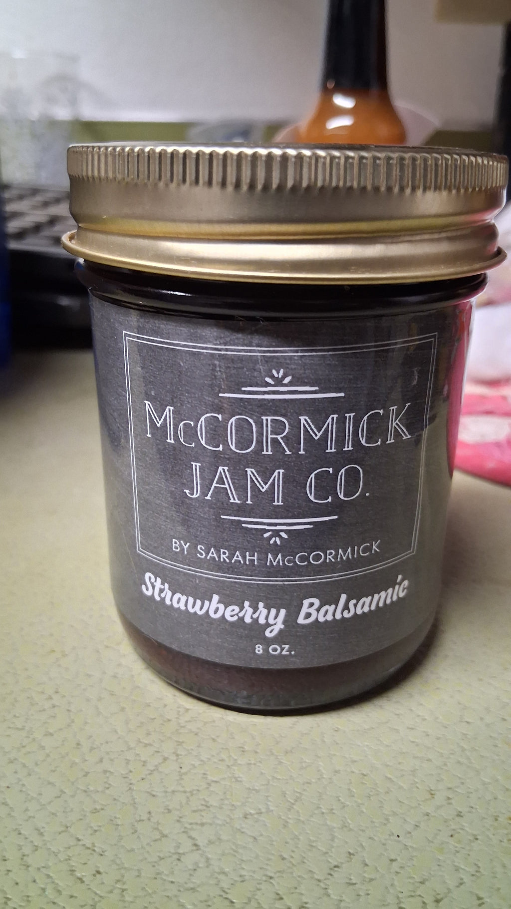 Strawberry Balsamic jam 8 oz